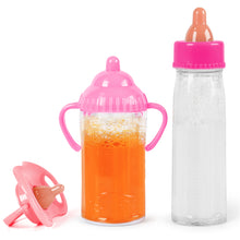 Load image into Gallery viewer, Vollence Magic Baby Doll Bottles,Magic Doll Disappearing Milk and Juice
