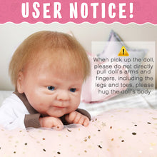 Load image into Gallery viewer, Vollence 14 inch Realistic Reborn Baby Doll with Hair
