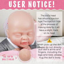 Load image into Gallery viewer, Vollence 14 inch Realistic Reborn Baby Doll, Can Take a Pacifier
