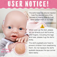 Load image into Gallery viewer, Vollence 14 inch Real Baby Doll Newborn Baby Doll Full Body Silicone
