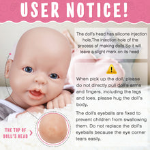 Load image into Gallery viewer, Vollence 14 inch Reborn Silicone Dolls Full Silicone Baby
