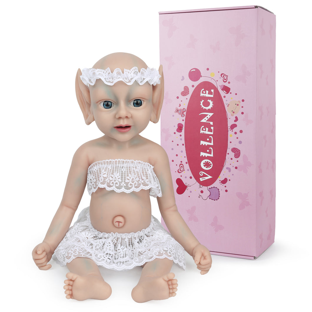 Vollence 18 inch Elf Full Silicone Reborn Baby Doll