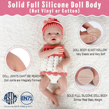 Load image into Gallery viewer, Vollence 14 inch Real Baby Doll Newborn Baby Doll Full Body Silicone
