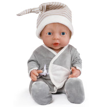 Load image into Gallery viewer, Vollence 16 inch Realistic Reborn Baby Doll with Hair
