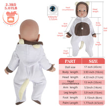 Load image into Gallery viewer, Vollence 17 inch New Realistic Reborn Baby Doll
