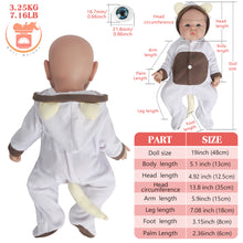 Load image into Gallery viewer, Vollence 19 inch Full Silicone Baby Doll That Look Real
