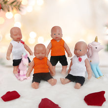 Load image into Gallery viewer, Vollence 4.7 inch Eye Open Full Silicone Mini Baby Dolls Real Baby Dolls
