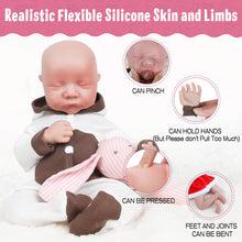 Load image into Gallery viewer, Vollence 17 inch Sleeping Full Silicone Baby Dolls
