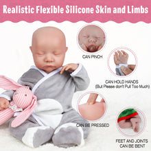 Load image into Gallery viewer, Vollence 17 inch Sleeping Full Silicone Baby Dolls
