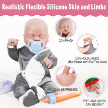 Load image into Gallery viewer, Vollence 14 inch Realistic Reborn Baby Doll, Can Take a Pacifier
