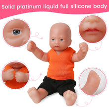 Load image into Gallery viewer, Vollence 4.7 inch Mini Full Silicone Baby Dolls with Bone Pocket Doll
