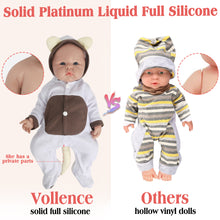 Load image into Gallery viewer, Vollence 19 inch Full Silicone Baby Doll That Look Real
